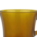 Ver imagem 4 de Jogo com 6 Xícaras para Café sem Pires de Vidro Liso Âmbar 150ml