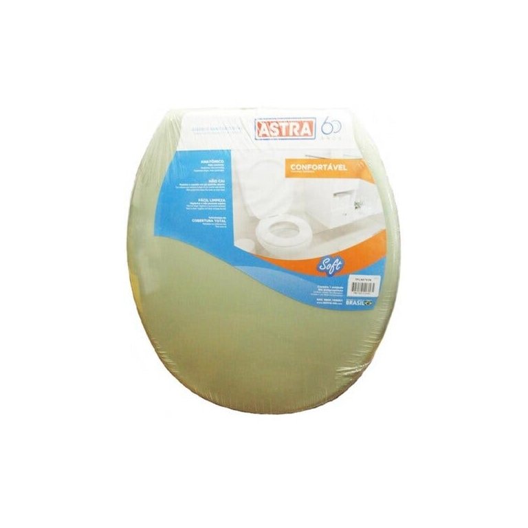 Assento Sanitário Plástico Oval Verde 9 Astra Assento Sanitário Plástico Oval Verde 9 Astra