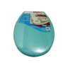 Assento Sanitário Almofadado Oval Azul Claro Astra - 1