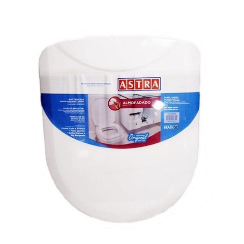 Assento Sanitário Almofadado Icasa Luna Branco Astra
