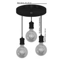 Ver imagem 3 de Pendente Redondo Triplo Tubo Gourmet Nordic Preto