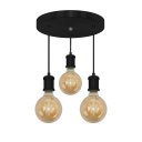 Ver imagem 2 de Pendente Redondo Triplo Tubo Gourmet Nordic Preto