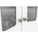 Ver imagem 2 de Guarda Roupa 4 Portas Confete C/ e 2 Gavetas Branco/jequitiba - Henn
