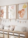 Ver imagem 1 de Kit 3 Quadros Decorativos Infantil Animais Fofos No2
