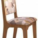 Ver imagem 5 de Kit 2 Cadeiras Para Sala de Jantar Assento Estofado Luci D01 Freijó/Havana - Mpozenato