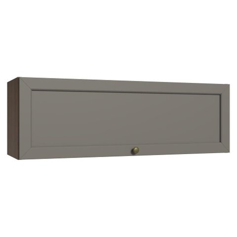 Armário Aéreo 100 Cm 1 Porta Basculante Rustic/cinza Vik Madesa