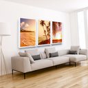 Ver imagem 2 de Quadros Decorativos Paisagem Praia Mar Decoração