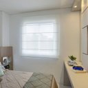 Ver imagem 1 de Persiana Romana (1,40Larg. x 1,80Alt.) Tecido Tela Solar Screen Branco - Vogaflex