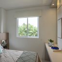 Ver imagem 2 de Persiana Romana (1,40Larg. x 1,80Alt.) Tecido Tela Solar Screen Branco - Vogaflex