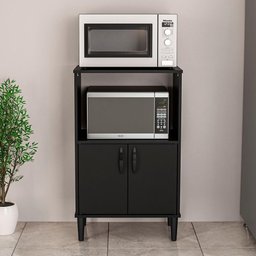 Armário para Micro-ondas Politorno Facility com 2 Portas - 1