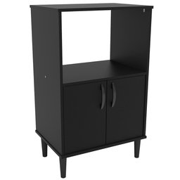 Armário para Micro-ondas Politorno Facility com 2 Portas - 4