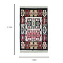 Ver imagem 4 de Tapete para Quarto e Sala Turco Kilim Dupla Face - 140x215cm