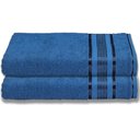 Ver imagem 4 de 4 Toalhas Plus Size Grossa e Macia 80x180 Azul+vermelho