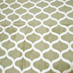 Tapete Veludo 3D Estampado Modern Chenille Bege 1,50x2,00 - 4