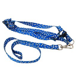 Coleira Peitoral Com Guia Ajustável M Para Cães: Macho - 5