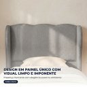 Ver imagem 3 de Cabeceira Cama Box Solteiro 90 cm Atria Bouclê B05 - D'Rossi