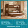 Treliche Solteiro Madeira Maciça Reforçada Cama Aux Gavetas - 4
