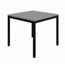 Ver imagem 2 de Mesa Cozinha e Refeitório 4 Lugares Quadrada 90cm x 90cm Pés Metal Casa Lar Cor:Cinza Sagrado com