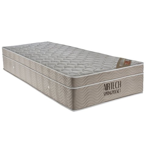 Colchão Solteirão Ortobom Airtech Spring Pocket Molas Superpocket Eps D26 108X188X35