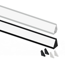 Ver imagem 3 de Perfil de Sobrepor Taschibra Fita de Led Spire L30 Preto Com 1,5 Metros