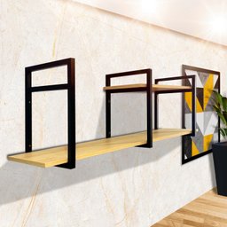 Prateleira Elegante Suspensa Organizadora Moderna 1,00 Cm - 3