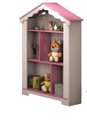 Ver imagem 3 de Estante Infantil Casinha Aura Branco Rosa Quarto Decoração