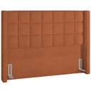 Ver imagem 1 de Cabeceira Cama Box Casal 140 Cm P05 Paris Bouclê Terracota - Lyam Decor