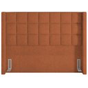Ver imagem 3 de Cabeceira Cama Box Casal 140 Cm P05 Paris Bouclê Terracota - Lyam Decor