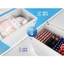 Ver imagem 3 de Freezer Horizontal Dupla Ação Porta Cega 166L Metalfrio Da170B Branco 220V