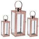 Ver imagem 1 de Conjunto Lanterna Decorativa 3 Peças 55,5cm Mart Collection
