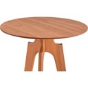 Ver imagem 3 de Mesa Bistrô Grécia em Madeira Maciça Alta 70x70x105 Amêndoa