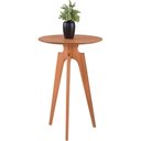 Ver imagem 5 de Mesa Bistrô Grécia em Madeira Maciça Alta 70x70x105 Amêndoa