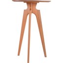 Ver imagem 2 de Mesa Bistrô Grécia em Madeira Maciça Alta 70x70x105 Amêndoa