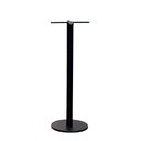 Ver imagem 2 de Mesa Pisa Beta Bistrô Fratini 107,50cm (a) Disco Redondo Preto Tampo Mdp Redondo Castanheira 70cm