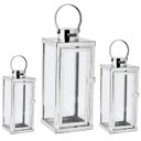 Ver imagem 1 de Conjunto Lanterna Decorativa 3 Peças 55,5cm Mart Collection