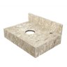 Bancada de Mármore para Banheiro 60x44cm Travertino - 1