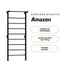 Ver imagem 2 de Espaldar Profissional Athletic Amazon Suporta 150kg 9 Barras para Alongamento Força e Pilates