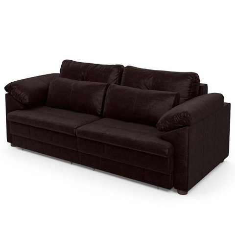 Sofá Retrátil 2 Lugares para Sala 215cm Dijon Couro Bordô S07 - Mpozenato