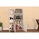 Ver imagem 4 de Balcão de Cozinha Âmbar C/ 3 Portas e 2 Nicho P/ Forno 70cm Branco - Telasul
