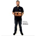 Ver imagem 2 de Quadro Decorativo Caixa Leão Predador Tacolado Moldura Caixa 3cm Branca sem Vidro 20 X 30cm