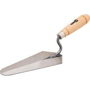 Colher para pedreiro 8" reta cabo madeira - Nove54