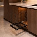 Ver imagem 4 de Tulha Aramada Deslizante Preta Cesto Roupas 38x43x42cm Schmitt Elite Lavanderia
