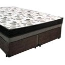 Ver imagem 7 de Cama Box Casal Suede Bipartido + Colchão Ortobom Iso Dupla Face 60x138x188 Cor:marrom