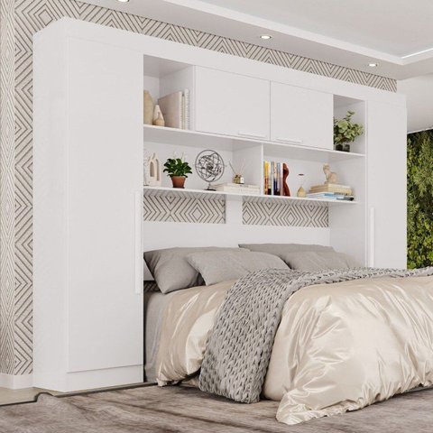 Guarda-Roupa Modulado 4 Portas Apolo Premium Branco