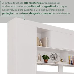Guarda-Roupa Modulado 4 Portas Apolo Premium Branco - 9 Guarda-Roupa Modulado 4 Portas Apolo Premium Branco - 9