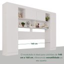 Ver mais imagens de Guarda-Roupa Modulado 4 Portas Apolo Premium Branco