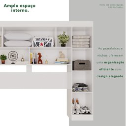 Guarda-Roupa Modulado 4 Portas Apolo Premium Branco - 6 Guarda-Roupa Modulado 4 Portas Apolo Premium Branco - 6
