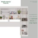 Ver imagem 6 de Guarda-Roupa Modulado 4 Portas Apolo Premium Branco