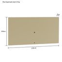Ver imagem 4 de Rack Retrô com Painel para TV até 70 Polegadas com LED 2,20m Shop - Off White/Off White
