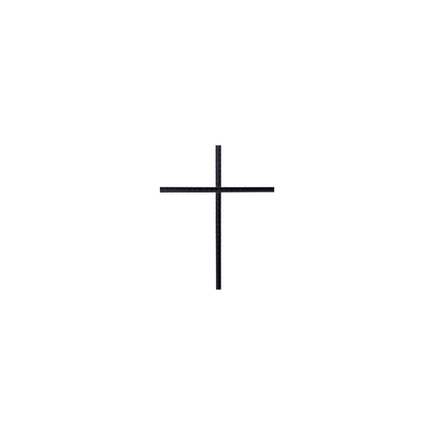 Cruz de Cristo em Ferro 5cm Cruz de Oxalá